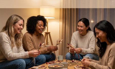 Last-minute Galentine’s watch-and-do night (friendship-focused, low effort)