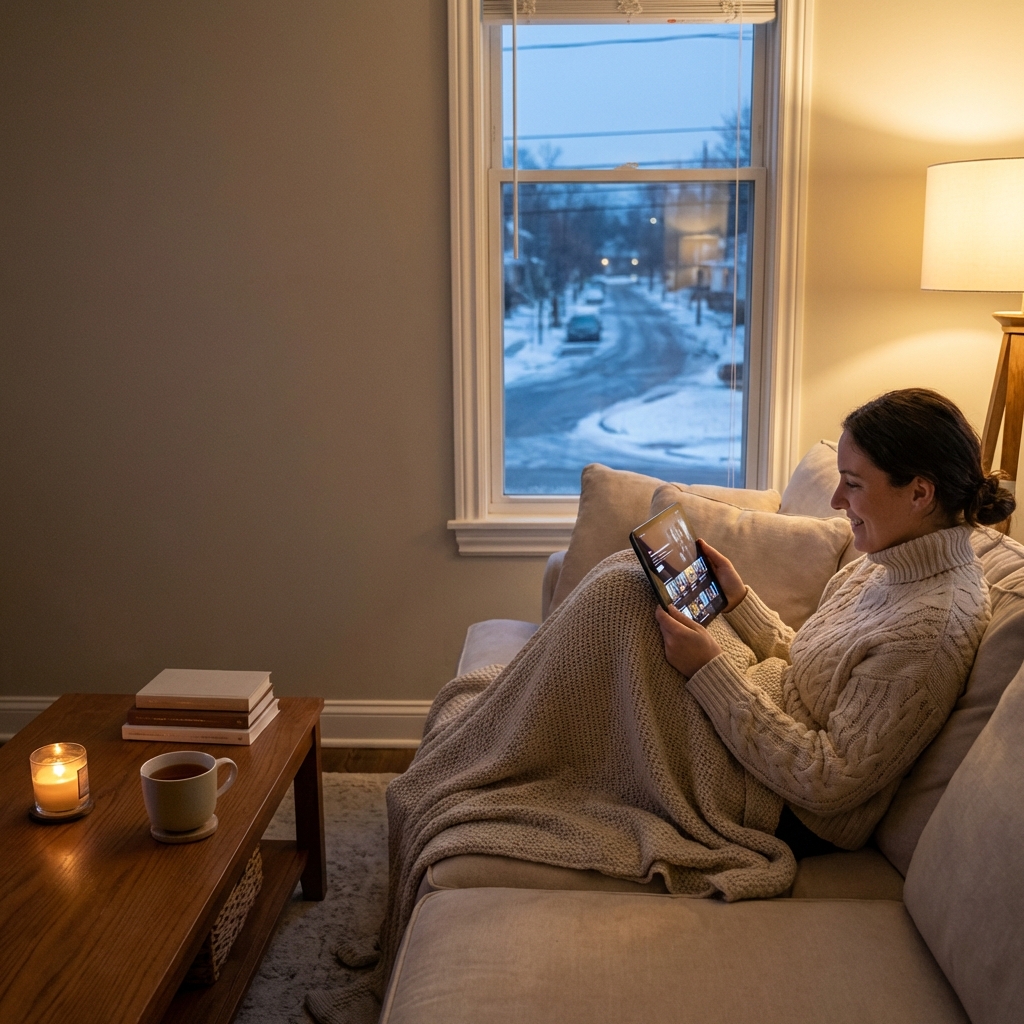 If you’re skipping the Super Bowl: a cozy Sunday night watchlist builder